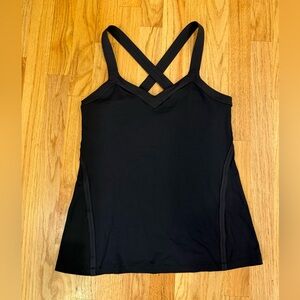 Lululemon Black Cross-Back Tank Top
